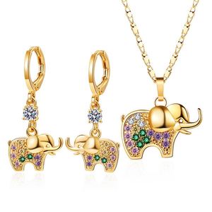 Conjunto de Joyería Moderno para Mujer, Chapado en Oro de 18K, con Circonitas, Diseño de Alas de Pájaro, para Bodas, Fiestas, Aniversarios y Compromisos - Product Image 6