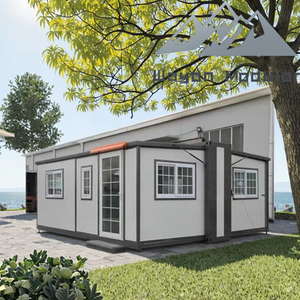<span class=keywords><strong>Casa</strong></span> Prefabricada Expandible de Dos Alas Blancas Wayon con Ventanas Decorativas de Celosía para Villa en el Patio Trasero - Product Image 4