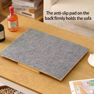 OEM Anti-Slip Bamboo Sofa Armrest Armchaird <strong>Caddy</strong> Table Wholesales Couch <strong>Arm</strong> Tray with Detachable Couch Cup Holder for Drinks - Product Image 5