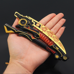Réplica de Metal Plegable de Alta Calidad de la Espada <span class=keywords><strong>Death</strong></span> Grip de Wraith de Apex Legends, Arma de Juguete Coleccionable - Product Image 2