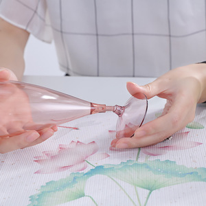 Di động ngoài trời cắm trại đám cưới rượu vang Kính lưu trữ Set tái sử dụng 5 ly 1 chai với có thể tháo rời Martini ly nhựa - Product Image 4