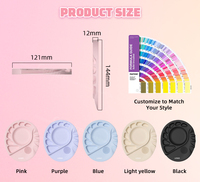 Ensemble de Palette de Maquillage Professionnel pour Maquilleur, Outils de Maquillage Tout-en-Un, Palette de Fards à Paupières à Mélanger, Outils Cosmétiques Premium