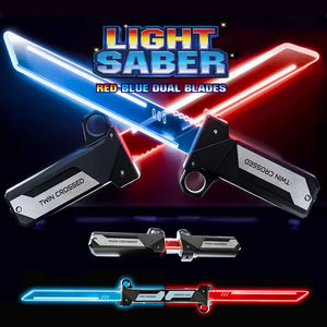 Juguetes de Sables de Luz Conectables y Extensibles, Espadas Dobles, Sable de Luz Oscuro, Juguetes de Espada Corta LED, <span class=keywords><strong>Armas</strong></span> - Product Image 1