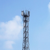 Tour de télécommunication en fer personnalisable pour antenne radio, idéale pour les réseaux mobiles et la transmission de signal