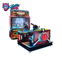 Machine de jeu de tir d'arcade d'intérieur à deux joueurs, à monnayeur, avec écran large haute définition et jeu immersif en ligne