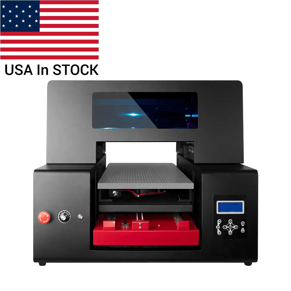 RF-ZZ2C A3 Uv Dtf Printer Dubbel Xp600 110V Us Plug Uv Flatbed Printer Machine Snelle Verzending Vanuit Usa Magazijn