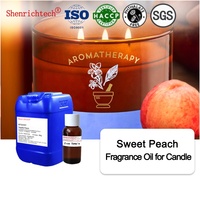 Großhandel Designer Gallone Kerzen Öl Düfte fruchtig Sweet Peach Duftöl für Kerzen seife Luft erfrischende Gele machen