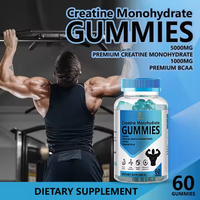 OEM DUOZI 5000mg Créatine Monohydrate Gummies Suppléments pour sport actif pour la croissance musculaire et le renforcement des os Dosage pour adultes