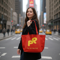 Offre spéciale Sacs à provisions tissés en PP robustes avec logo personnalisé Poignées en sangle en PP Matériau recyclé écologique laminé pliable