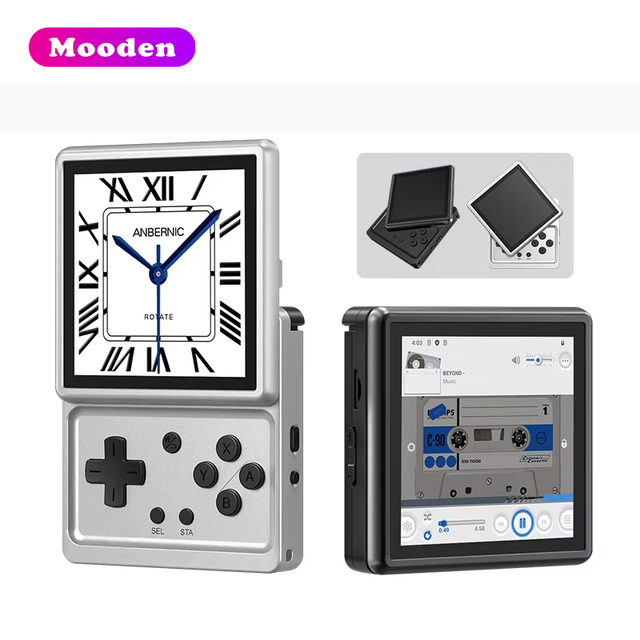 F 2026 New Unique Trendy RG Rotate Retro Handheld Console Full Function Game Emulator WiFi Outdoor Portable Game Machine