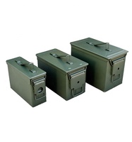 Boîte à outils robuste et résistante aux intempéries M2A1 avec poignée robuste et serrure sécurisée