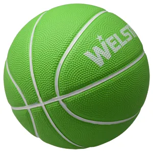 Custom Basketballen Kinderen Team Sport Voor Mini Size 3 Rubberen Mand Bal Met Aangepaste Logo Afdrukken Basketbal