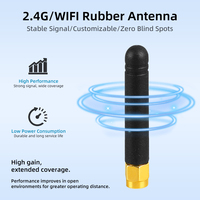Antena 2.4G Inalámbrica para Router Asus, Tarjeta de Red WIFI Omnidireccional de Alta Ganancia 5DBI FS-R17 Negra