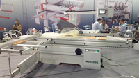 Scie à panneaux horizontale à table coulissante numérique industrielle CNC MJ320DK, moteur 5,5 kW, 380 V
