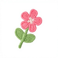 Patch textile auto-adhésif brodé tricoté motif marguerites, pour ordinateur portable, accessoires textiles, collage créatif DIY