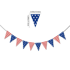 <span class=keywords><strong>Bandera</strong></span> Decorativa con Guirnalda para la Celebración del 250 Aniversario <span class=keywords><strong>de</strong></span> la Independencia <span class=keywords><strong>de</strong></span> Estados Unidos - Product Image 6