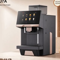 Machine à expresso automatique U7, machine à café commerciale du grain à la tasse, écran tactile, OEM ODM pour les magasins de proximité