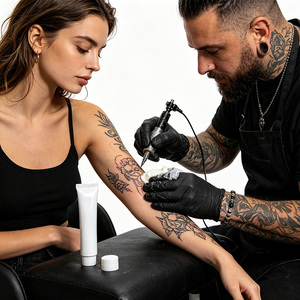 ครีมสักลายพรีเมียม ขนาดทดลอง 10 กรัม ชุดทดลองดีลักซ์ สำหรับร้านเสริมสวยและสตูดิโอสักลาย เพื่อการทดลองใช้งาน - Product Image 2