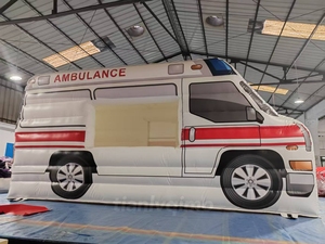 Modelos de Ambulancia Inflables Personalizables al por Mayor, Resistentes al Agua y Duraderos, con Fácil Instalación <span class=keywords><strong>para</strong></span> <span class=keywords><strong>Eventos</strong></span> Temáticos de Seguridad y Emergencias - Product Image 2