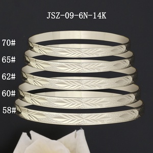 JXX 58-70mm Joyería de Moda, Brazalete de Boda Chapado en Oro de 14K, Nuevo Diseño con Forma de Estrella y Flor - Product Image 4