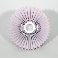 Mini abat-jour moderne en forme de cône facile à installer, abat-jour en tissu détachable pour la décoration intérieure, couvertures de lumière en gros faites à la main