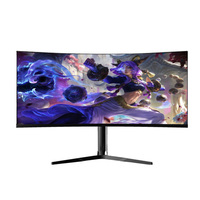 Écran HDR 34 pouces pour PC de jeu, 165 Hz, ultra-large 3440*1440, écran LCD 4K, moniteur incurvé