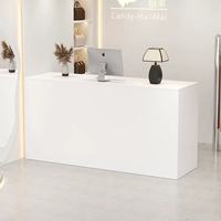 Comptoir de caisse pour magasin de mode, petite table de bar moderne et simple pour boutique de vêtements, cour, salon de coiffure, salon de beauté