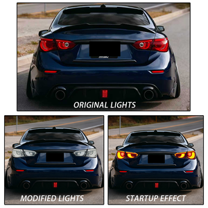 Новый дизайн задних фонарей SINDAR <span class=keywords><strong>Auto</strong></span> LED в стиле Hawkeye для Infiniti Q50 2013-2017 VQ37, аксессуары для тюнинга автомобиля - Product Image 2