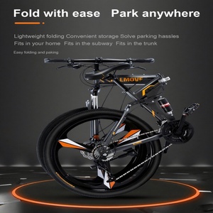 Bicicleta MTB WUWIND Force <span class=keywords><strong>2026</strong></span> de Alto Desempenho, Confortável, Portátil e Dobrável com Quadro de Aço e Freios a Disco Duplos - Product Image 5