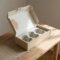 Boîte cadeau personnalisée en carton ondulé recyclé réutilisable, gaufrage en forme d'avion, emballage pour le transport de vêtements