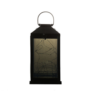 Farol Decorativo Solar con Luces LED en Cadena, Resistente al Agua, para Jardín, Patio, Iluminación Navideña - Product Image 4