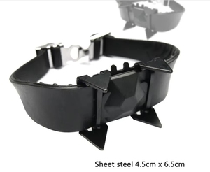 <span class=keywords><strong>Crampons</strong></span> d'escalade pliables robustes à 4 pointes en acier au manganèse avec revêtement antidérapant pour la marche sur glace et <span class=keywords><strong>sac</strong></span> de transport portable - Product Image 4