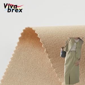 GOTS Certified Heavyweight 100% algodón orgánico lavado sarga melocotón tela caqui ecológica para niñas y ropa para niños - Product Image 2