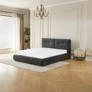 Cheap Price Comfortable Home Furniture Double Size Multi Functional Soft Leather Bedroom Storage Bed - Product Image 3