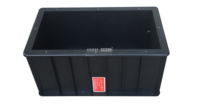 Molde de haz de plástico ABS, molde de plástico de bloque de hormigón de ladrillo para molde de bloque de prueba de mortero de hormigón 150*150*300mm