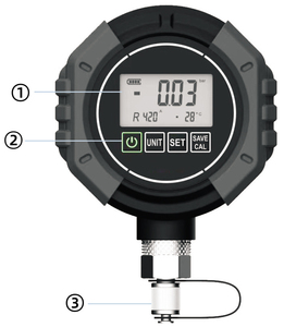 NUOVO Vacuometro Digitale ad Alta Precisione Misuratore di Vuoto in Micron Tester di Pressione del Vuoto del Refrigerante HVAC con Sensore Pirani VG100 - Product Image 6
