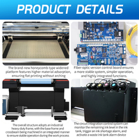 Imprimante d'autocollants UV DTF Titanjet 600 mm 3200U1, tête d'impression automatique, machine d'impression avec laminage, encre UV, film AB, garantie 1 an