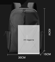 Sac à dos pour ordinateur portable de style sac de transport écologique, de haute qualité, avec organisateur multi-poches et fermeture éclair, design portable