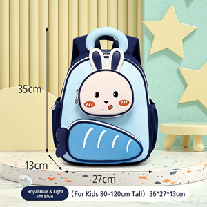 Sac à dos maternelle en forme de lapin mignon, cartable souple pour enfants, sac d'école pour élèves de maternelle, logo personnalisé OEM ODM disponible - Product Image 2