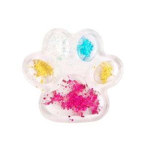 Hot-Selling High-Value Crystal Squeeze Toy Cross-Border Glitter Aurora Cat Paw Flashing Plastic Dumpling Stress Relief Unisex 14 - Product Image 2