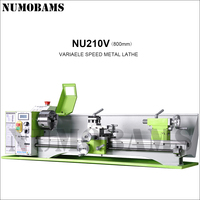 NUMOBAMS NU210V-800 Tour à métaux manuel horizontal polyvalent de haute qualité pour travaux moyens
