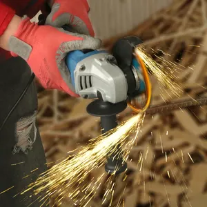 Venda quente! Fabricantes 115 milímetros 750W Angle Grinder Mão com o aperto macio