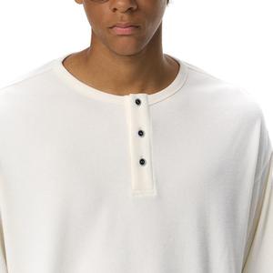 Custom <strong>Tshirt</strong> Manufacturer Mens Long Sleeve Waffle <strong>Henley</strong> Shirts Thermal Casual Clean Fit <strong>Tshirts</strong> with logo Custom logo Printed - Product Image 4