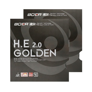 Cao su bóng bàn Boer Perfect Strong Friction màu cam xanh, bề mặt mờ - Product Image 2