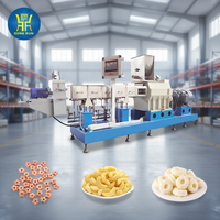 Machine d'extrusion à double vis pour snacks soufflés de maïs et de riz croustillant, ligne complète de production de snacks soufflés de maïs - Offre Spéciale