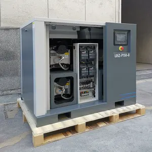 Fabricante de compresor de aire de desplazamiento industrial rotativo de alta presión silencioso de 22 Kw