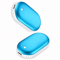 Calentador de Manos Portátil Recargable MGITEC con Banco de Energía de 5000 mAh, Entrada/Salida USB-C, Salida de 5 W