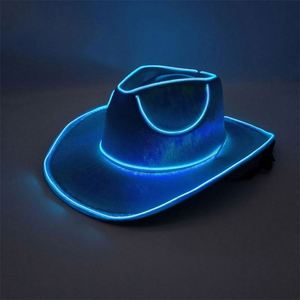 Chapeau de cowboy LED style western, chapeaux de cowgirl colorés, vente en gros, chapeau de cowboy lumineux - Product Image 6