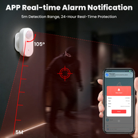 Sensor Gerak PIR WiFi Tuya 360 °   Detektor Gerakan Manusia yang Dapat Disesuaikan Sensor Inframerah Otomatisasi Alarm Keamanan Rumah Pintar