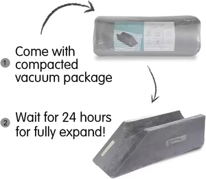 <span class=keywords><strong>Coussin</strong></span> d'élévation des jambes en mousse à mémoire de forme pour la récupération post-chirurgicale, avec housse lavable, poche latérale, orthopédique, soulagement de la douleur, usage médical - Product Image 5